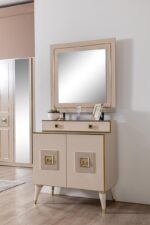 LOTUS COMMODE + MIROIR
