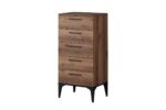 LUPO CHIFFONIER 5 TIROIRS NOYER