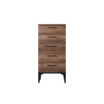 LUPO CHIFFONIER 5 TIROIRS NOYER