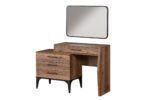LUPO PACK LIT 160X200 + 2 CHEVETS + COMMODE + MIROIR NOYER