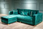 MERIDIENNES SALON D'ANGLE MODERNE VERT