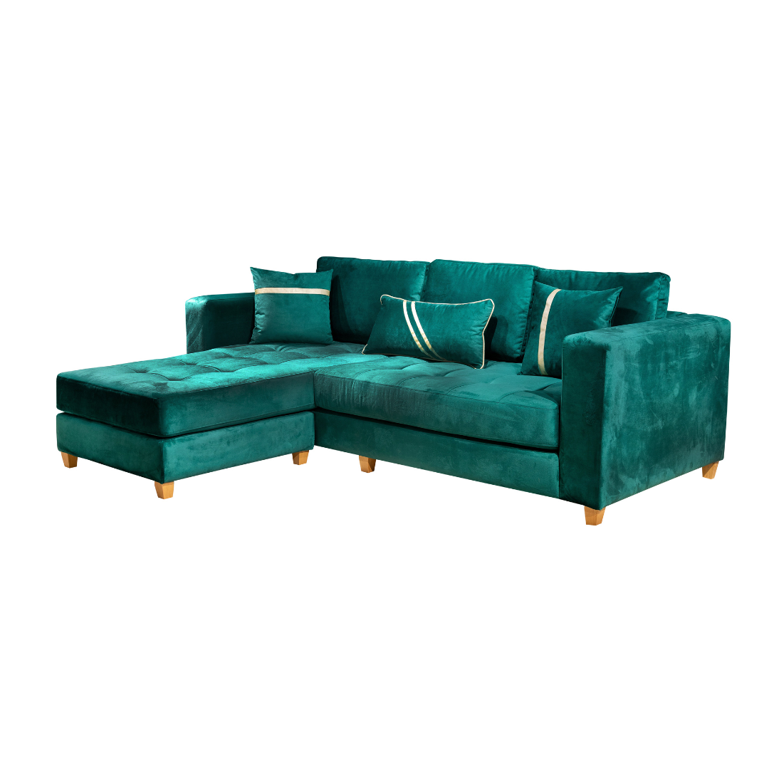 MERIDIENNES SALON D'ANGLE MODERNE VERT MERIDIENNES SALON D'ANGLE MODERNE VERT