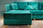 MERIDIENNES SALON D'ANGLE MODERNE VERT