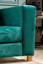 MERIDIENNES SALON D'ANGLE MODERNE VERT