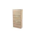 MEUBLE CHAUSSURE 3 ABATTANTS WENGE 70X29X126 CM