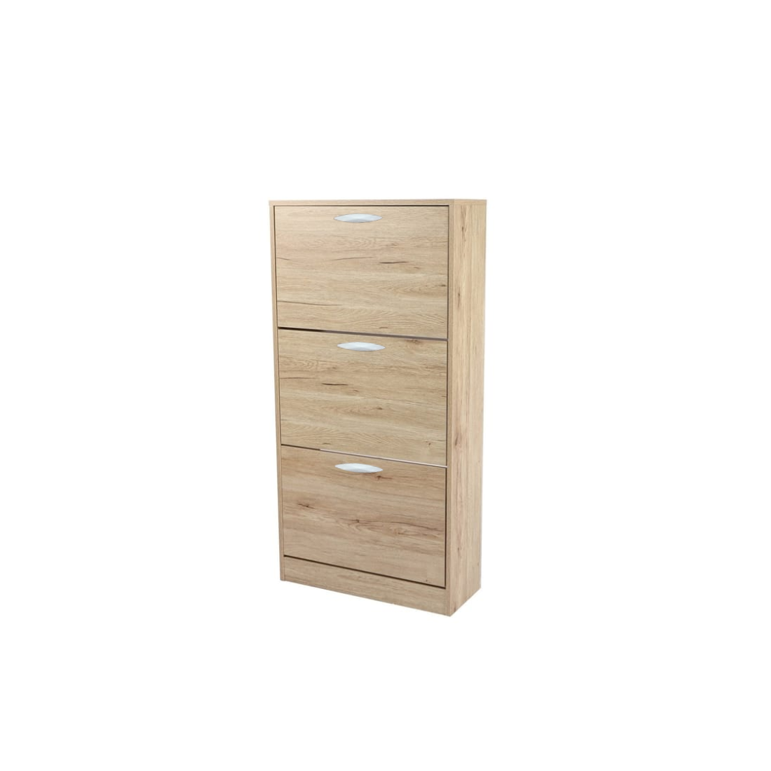 MEUBLE CHAUSSURE 3 ABATTANTS WENGE 70X29X126 CM MEUBLE CHAUSSURE 3 ABATTANTS WENGE 70X29X126 CM