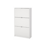 MEUBLE CHAUSSURES 3 TIROIRS BLANC