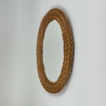 MIROIR OVAL ROTIN 55x40 CM