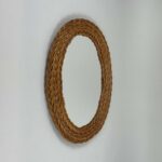 MIROIR OVAL ROTIN 55x40 CM