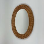 MIROIR OVAL ROTIN 55x40 CM