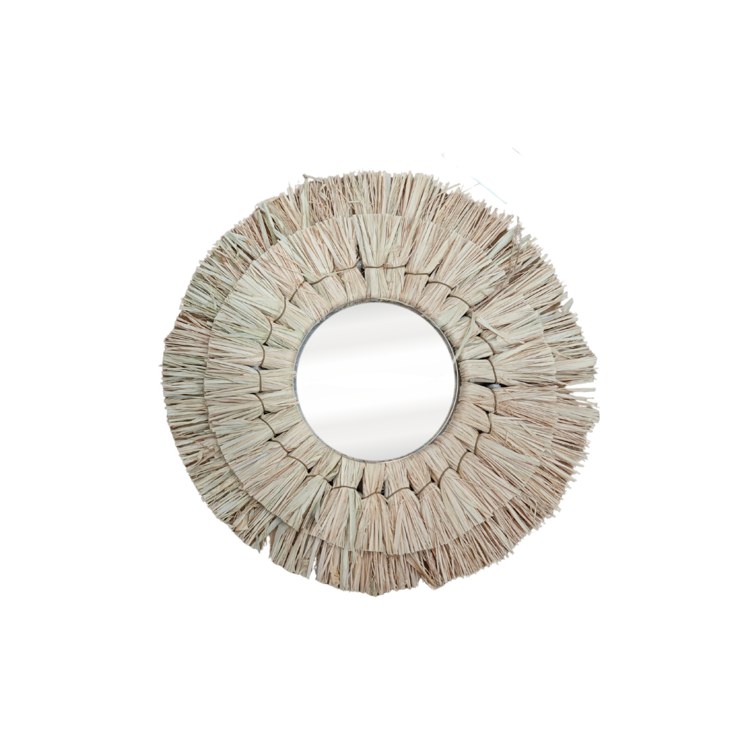 MIROIR SUNSHINE NATUREL 30 CM MIROIR SUNSHINE NATUREL 30 CM