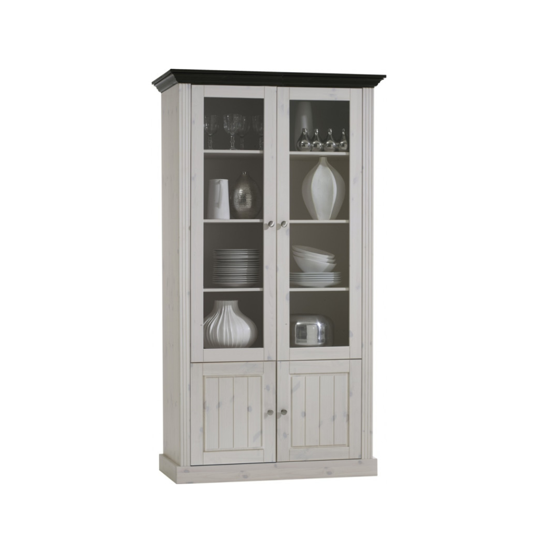 MONACO VITRINE BLANCHE TOP NOIR MONACO VITRINE BLANCHE TOP NOIR
