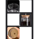 MUG +PAILLE EN VERRE