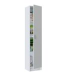 MULTISOS ARMOIRE DE RANGEMENT 1 PORTE BLANC