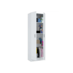 MULTISOS ARMOIRE DE RANGEMENT BLANC 2 PORTES