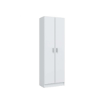 MULTISOS ARMOIRE DE RANGEMENT BLANC 2 PORTES