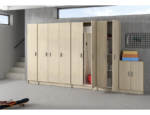 MULTIUSAGE ARMOIRE DE RANGEMENT ROBLE BOIS 1 PORTE