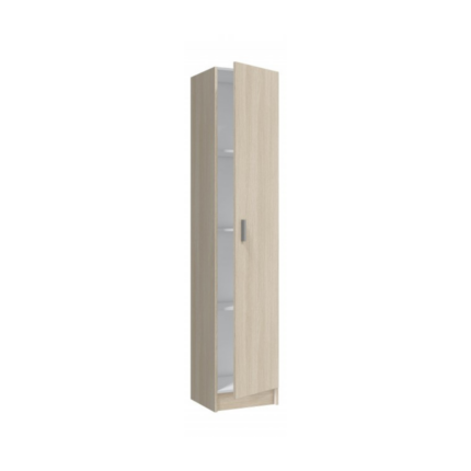 MULTIUSAGE ARMOIRE DE RANGEMENT ROBLE BOIS 1 PORTE