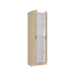 MULTISOS ARMOIRE DE RANGEMENT ROBLE BOIS 2 PORTES