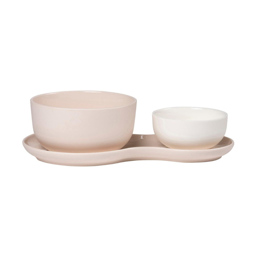 NUDGE SET 2 BOLS +ASSIETTE BONBONS ROSEBERRY NUDGE SET 2 BOLS +ASSIETTE BONBONS ROSEBERRY