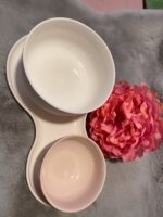 NUDGE SET 2 BOLS +ASSIETTE CREAM