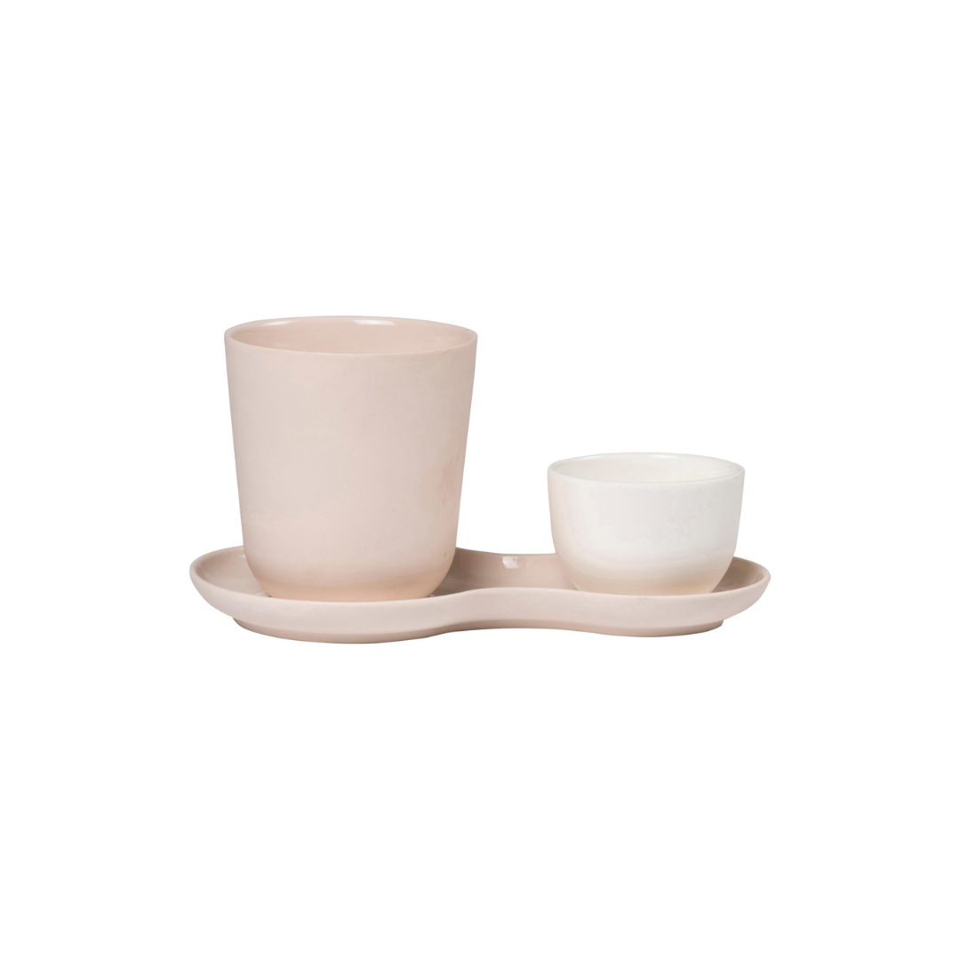 NUDGE SET COFFEE 2 TASSES +ASSIETTE BONBONS ROSEBERRY NUDGE SET COFFEE 2 TASSES +ASSIETTE BONBONS ROSEBERRY