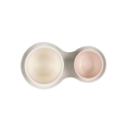 NUDGE SET COFFEE 2 TASSES + ASSIETTE CREAM
