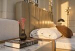 NOVA PACK LIT 160x200CM +2 CHEVETS+COMMODE + MIROIR