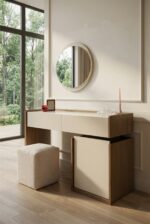 NOVA PACK LIT 160x200CM +2 CHEVETS+COMMODE + MIROIR