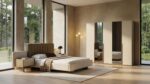 NOVA PACK LIT 160x200CM +2 CHEVETS+COMMODE + MIROIR