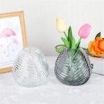 OMBRE VASE EN VERRE ROND 10x12CM