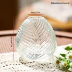 OMBRE VASE EN VERRE ROND 10x12CM
