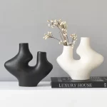 ORGANIC VASE EN CERAMIQUE 10x25 CM