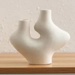 ORGANIC VASE EN CERAMIQUE 10x25 CM
