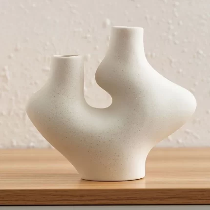 ORGANIC VASE EN CERAMIQUE 10x25 CM