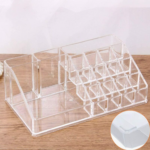 ORGANISATEUR COSMETIQUE ORGANO ACRYLIQUE TRANSPARANT