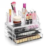 ORGANISATEUR MAQUILLAGE ACRYLIQUE TRANSPARANT