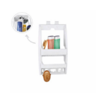 ORGANISEUR SALLE DE BAIN PLASTIQUE 53x28x11.5 CM