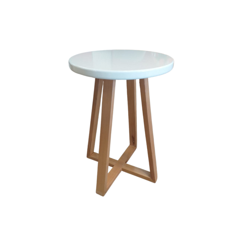 ORLANDO TABLE DE COIN BLANC