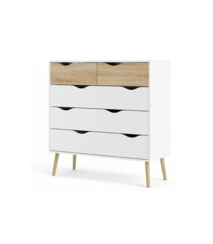 OSLO COMMODE AVEC 5 TIROIRS
