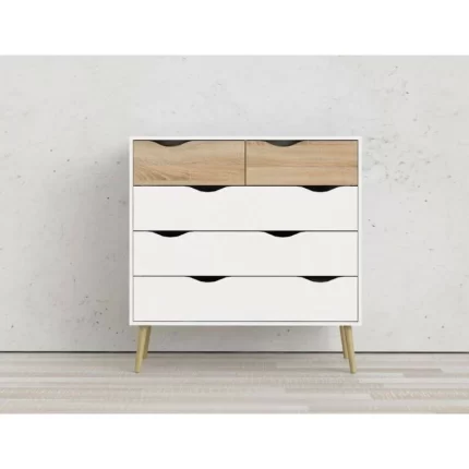 OSLO COMMODE AVEC 5 TIROIRS