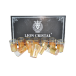 PACK 12 VERRES À THÉ MAROCAIN DORE