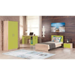 PACK HAPPY LIT + SOMMIER + CHEVET + BUREAU