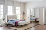 PACK LARIS LIT + 2 CHEVETS + COMMODE + MIROIR