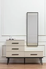 PACK LARIS LIT + 2 CHEVETS + COMMODE + MIROIR