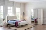 PACK LARIS LIT + 2 CHEVETS + COMMODE + MIROIR