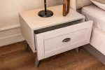 PACK MOSS LIT+SOMMIER AVEC RANGEMENT+ 2 CHEVETS +COMMODE+MIROIR