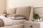 PACK MOSS LIT+SOMMIER AVEC RANGEMENT+ 2 CHEVETS +COMMODE+MIROIR