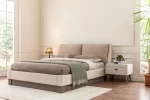 PACK MOSS LIT+SOMMIER AVEC RANGEMENT+ 2 CHEVETS +COMMODE+MIROIR
