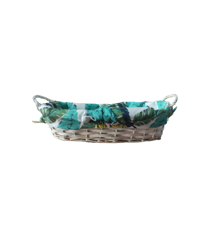 PANIER A PAIN ROND EN OSIER DOUBLURE PLUME PANIER A PAIN ROND EN OSIER DOUBLURE PLUME